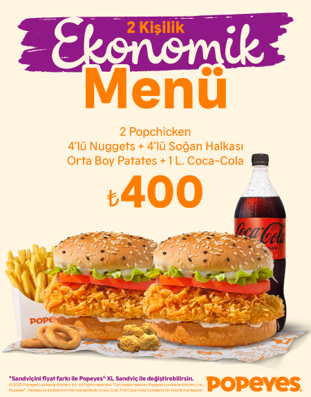 2 Kişilik Ekonomik Menü