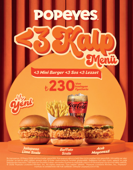 3 Kalp Mini Burger Menü