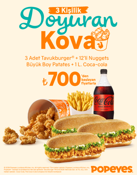 3 Kişilik Doyuran Kova Menü