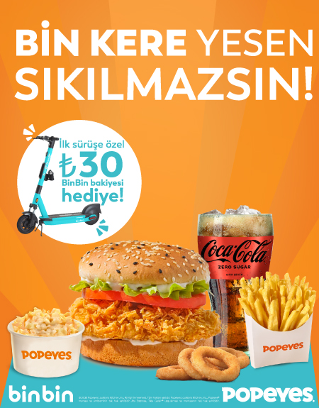 İlk Sürüşe Özel 30 TL BinBin bakiyesi hediye!