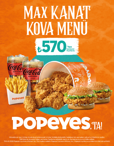 Popeyes - Max Kanat Kova Menü