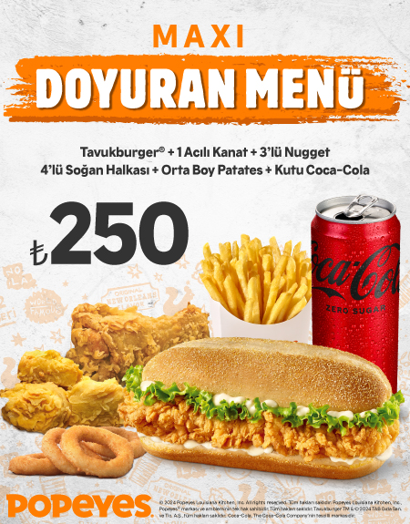Maxi Doyuran Menu Kampanyalar Popeyes Maxi Doyuran Menu Kampanyalar Popeyes