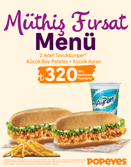 Popeyes - Müthiş Fırsat Menü