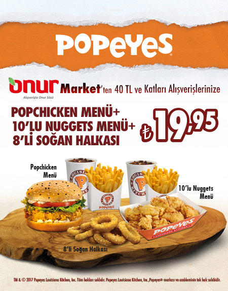 Onur Market Menü