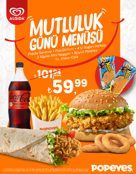 Popeyes® Algida Mutluluk Menüsü