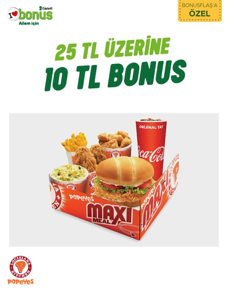 Popeyes® Bonus Flaş Kampanyası