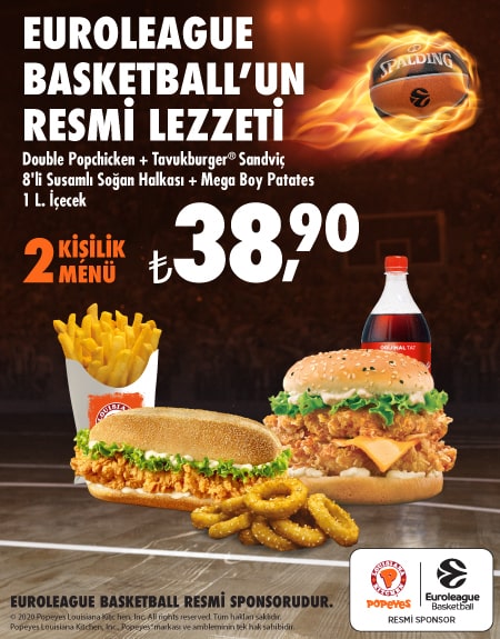 Popeyes® Euroleague Menü