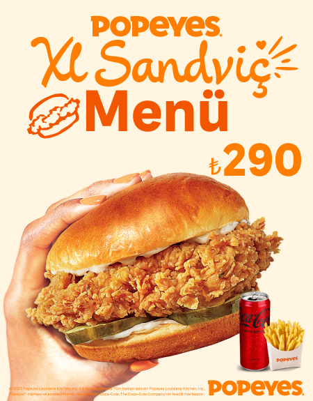 Popeyes® XL Sandviç!