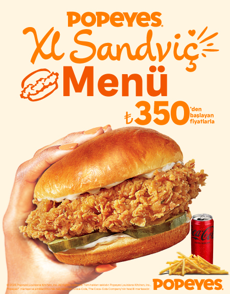 Popeyes® XL Sandviç!