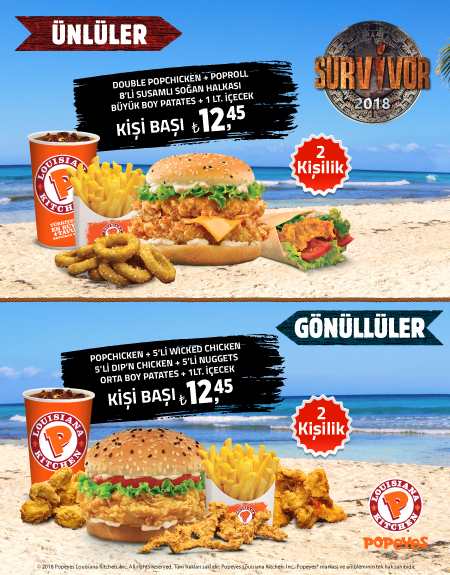 Survivor Menüleri Yenilendi! Lezzete Doyma Zamanı!